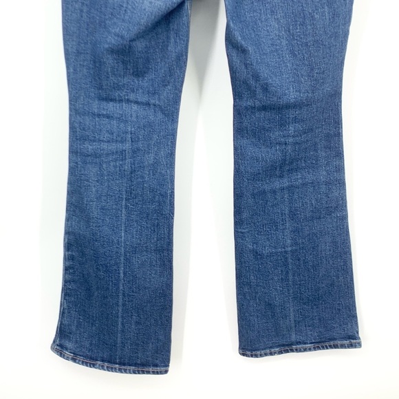 Old Navy Women Size 4 Jeans Flare Pants Dark Wash Extra High Rise Stretch Smooth - Picture 5 of 7